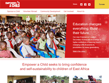 Tablet Screenshot of empowerachild.org